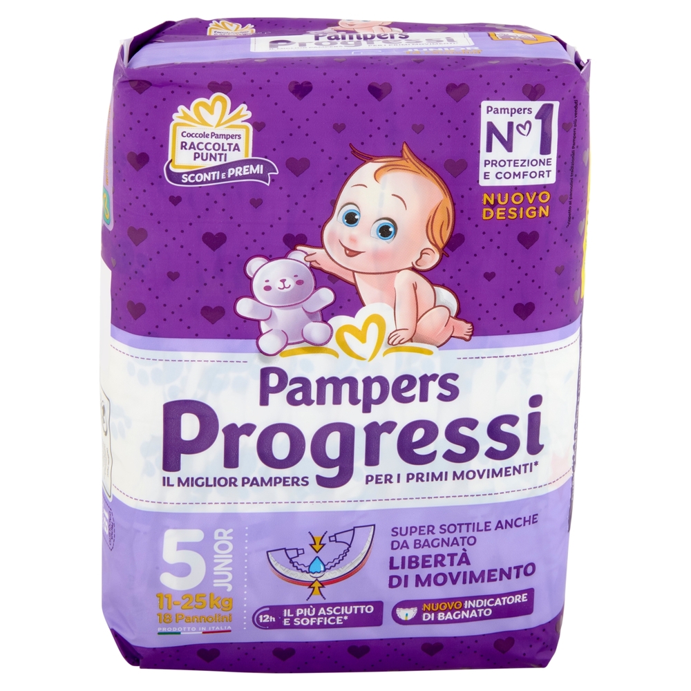 Pampers Progressi Junior 18 pz